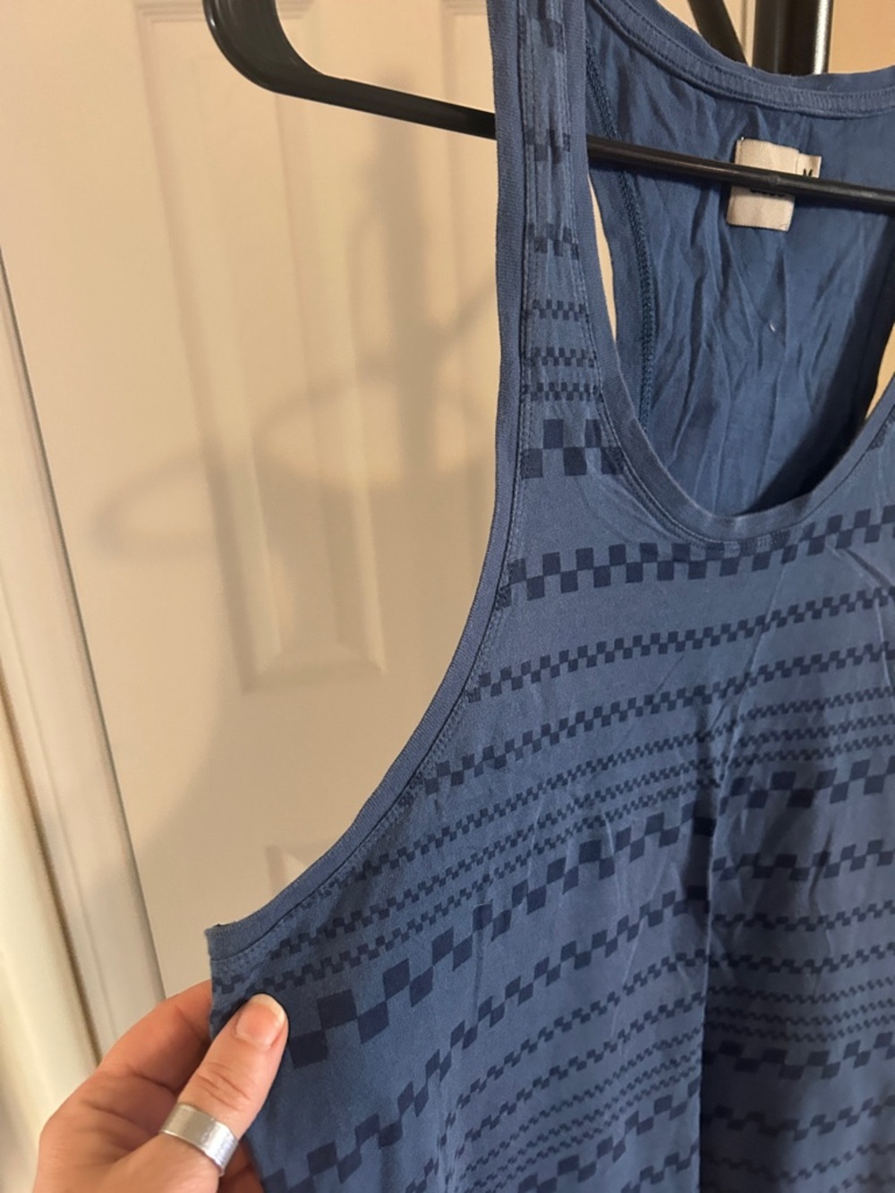 ASOS Blue Patterned Racerback Tank - Picture 2 of 5